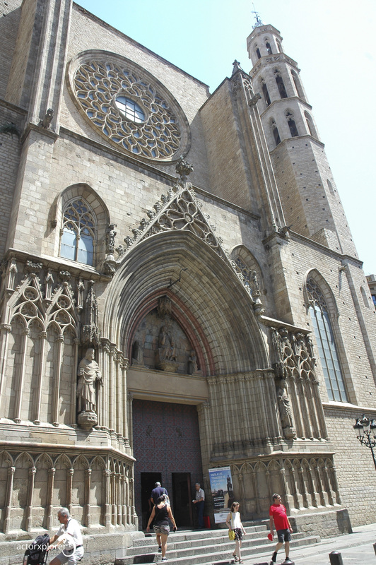 Basílica de Santa María del Mar o Catedral del Mar, Barcelona (España)