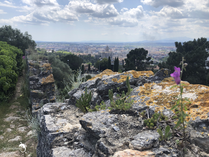 Vistas de Girona desde el Castillo de Montjuic